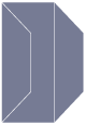 Cobalt Gate Fold Invitation Style F (3 7/8 x 9) - 10/Pk