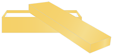Metallic Gold Scroll Box