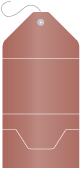 Red Satin Pocket Invitation Style A10 (5 1/4 x 7 1/4) - 10/Pk
