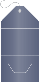 Blue Satin Pocket Invitation Style A10 (5 1/4 x 7 1/4) - 10/Pk