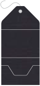 Linen Black Pocket Invitation Style A10 (5 1/4 x 7 1/4) - 10/Pk