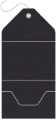 Linen Black Pocket Invitation Style A10 (5 1/4 x 7 1/4) 10/Pk