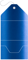 Blue Silk Pocket Invitation Style A10 (5 1/4 x 7 1/4)