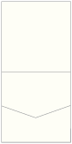 Textured Bianco Pocket Invitation Style A1 (5 3/4 x 5 3/4)