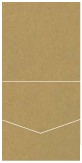 Natural Kraft Pocket Invitation Style A1 (5 3/4 x 5 3/4) 10/Pk