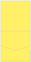 Factory Yellow Pocket Invitation Style A1 (5 3/4 x 5 3/4) 10/Pk