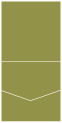 Olive Pocket Invitation Style A1 (5 3/4 x 5 3/4) 10/Pk