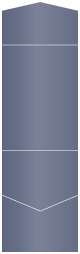 Blue Satin Pocket Invitation Style A11 (5 1/4 x 7 1/4)