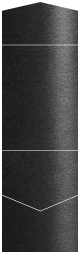 Black Silk Pocket Invitation Style A11 (5 1/4 x 7 1/4) - 10/Pk
