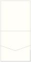 Pearlized White Pocket Invitation Style A1 (5 3/4 x 5 3/4) 10/Pk