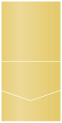Gold Pocket Invitation Style A1 (5 3/4 x 5 3/4) 10/Pk
