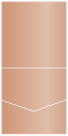 Copper Pocket Invitation Style A1 (5 3/4 x 5 3/4) 10/Pk