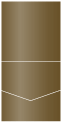 Bronze Pocket Invitation Style A1 (5 3/4 x 5 3/4) 10/Pk