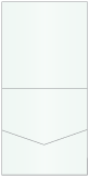 Metallic Aquamarine Pocket Invitation Style A1 (5 3/4 x 5 3/4) 10/Pk