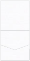 Linen Solar White Pocket Invitation Style A1 (5 3/4 x 5 3/4) 10/Pk