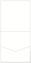 White Pearl Pocket Invitation Style A1 (5 3/4 x 5 3/4) 10/Pk