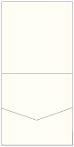 Natural White Pearl Pocket Invitation Style A1 (5 3/4 x 5 3/4) 10/Pk