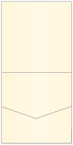 Gold Pearl Pocket Invitation Style A1 (5 3/4 x 5 3/4) 10/Pk