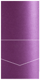 Purple Silk Pocket Invitation Style A1 (5 3/4 x 5 3/4)