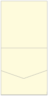 Crest Baronial Ivory Pocket Invitation Style A2 (7 x 7)