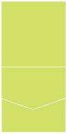 Citrus Green Pocket Invitation Style A2 (7 x 7)