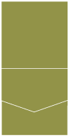 Olive Pocket Invitation Style A2 (7 x 7) 10/Pk