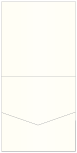 White Gold Pocket Invitation Style A2 (7 x 7)10/Pk