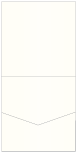Pearlized White Pocket Invitation Style A2 (7 x 7)10/Pk