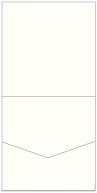 Pearlized White Pocket Invitation Style A2 (7 x 7)