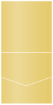 Gold Pocket Invitation Style A2 (7 x 7)10/Pk