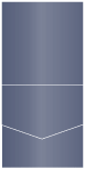 Blue Satin Pocket Invitation Style A2 (7 x 7) 10/Pk