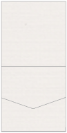 Linen Natural White Pocket Invitation Style A2 (7 x 7)
