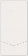 Linen Natural White Pocket Invitation Style A2 (7 x 7) 10/Pk