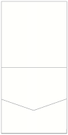 White Pearl Pocket Invitation Style A2 (7 x 7)