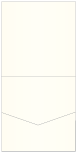 Natural White Pearl Pocket Invitation Style A2 (7 x 7)10/Pk