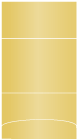Gold Pocket Invitation Style A3 (5 1/8 x 7 1/8) 10/Pk