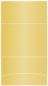 Gold Pocket Invitation Style A3 (5 1/8 x 7 1/8) 10/Pk