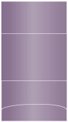 Metallic Purple Pocket Invitation Style A3 (5 1/8 x 7 1/8) 10/Pk