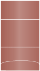 Red Satin Pocket Invitation Style A3 (5 1/8 x 7 1/8)10/Pk