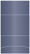 Blue Satin Pocket Invitation Style A3 (5 1/8 x 7 1/8)
