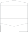 Crest Solar White Pocket Invitation Style A4 (4 x 9)10/Pk