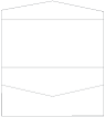 Crest Solar White Pocket Invitation Style A4 (4 x 9) 10/Pk