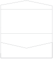 Crest Solar White Pocket Invitation Style A4 (4 x 9)