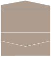 Pyro Brown Pocket Invitation Style A4 (4 x 9) 10/Pk