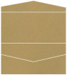 Natural Kraft Pocket Invitation Style A4 (4 x 9) 10/Pk