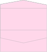 Pink Feather Pocket Invitation Style A4 (4 x 9)10/Pk