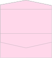 Pink Feather Pocket Invitation Style A4 (4 x 9)