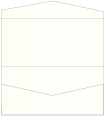 Pearlized White Pocket Invitation Style A4 (4 x 9)