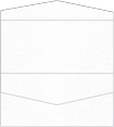 Metallic Snow Pocket Invitation Style A4 (4 x 9)