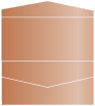 Copper Pocket Invitation Style A4 (4 x 9)10/Pk